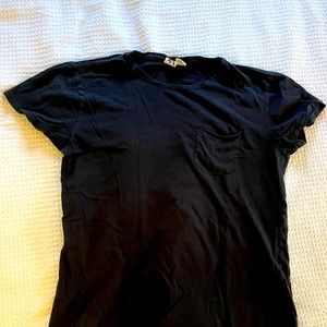 Urban Outfitters Black shirt, scalloped. Good condition :) (M)